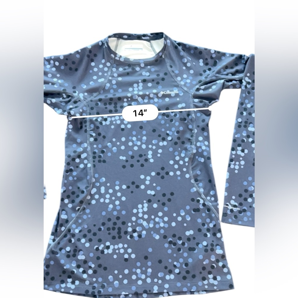 Columbia Omni-shade Long Sleeve Top Blue Size Small - Picture 6 of 7